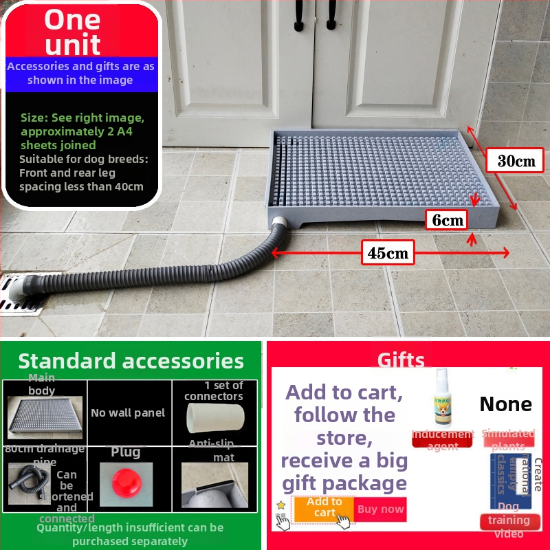 Suņa tualete ar automātisku tīrīšanu un apmācībai paredzētu urinēšanas trauku — Materiāls: Cits; Nav importēta; Nav apstiprinātas privātas preču zīmes; Nav dāvanas