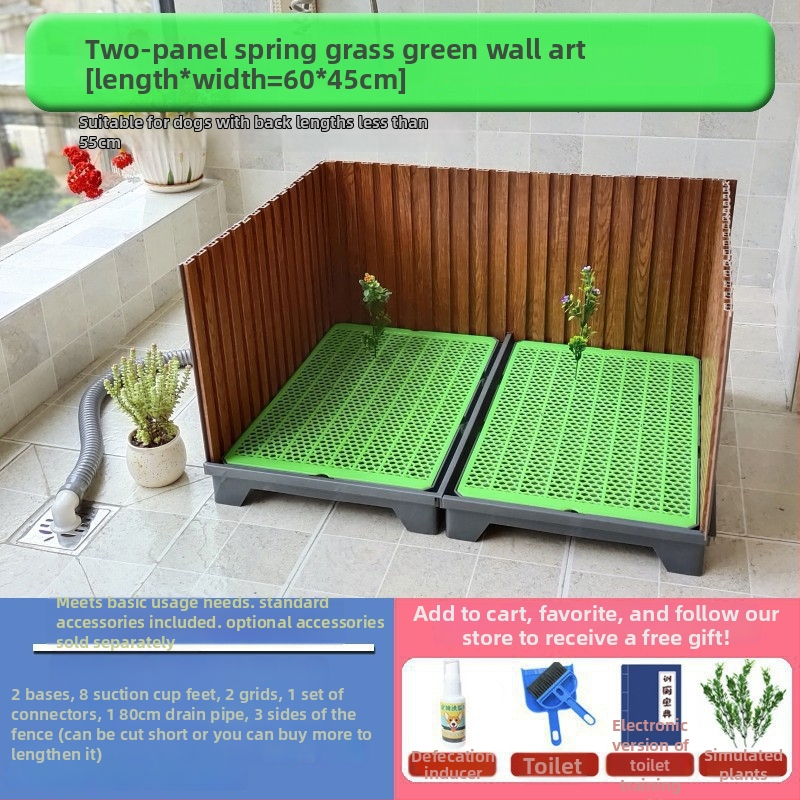 Kutyatoalett automatikus tisztítással és vizelésre tanító tálcával — Anyag: Egyéb; Nem importált; Nincs hivatalos magán márka; Nem ajándék