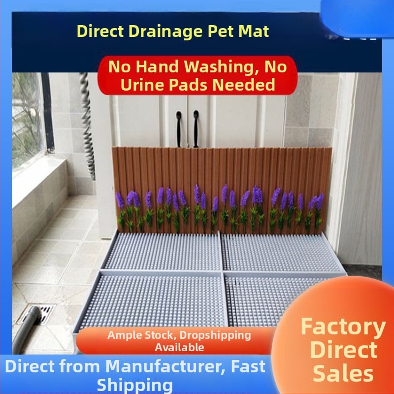 Suņa tualete ar automātisku tīrīšanu un apmācībai paredzētu urinēšanas trauku — Materiāls: Cits; Nav importēta; Nav apstiprinātas privātas preču zīmes; Nav dāvanas