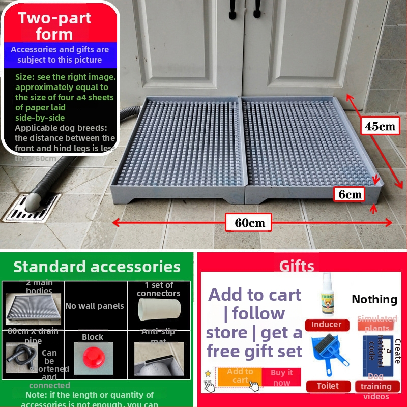 Suņa tualete ar automātisku tīrīšanu un apmācībai paredzētu urinēšanas trauku — Materiāls: Cits; Nav importēta; Nav apstiprinātas privātas preču zīmes; Nav dāvanas