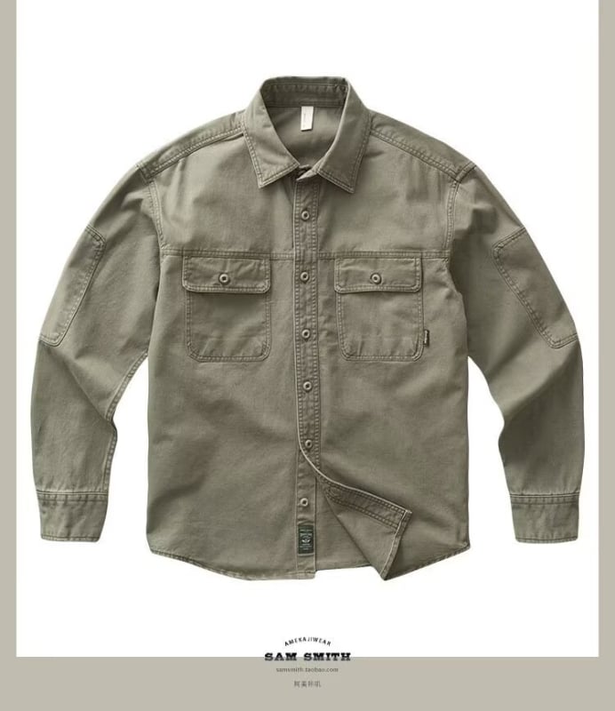 Košeľové sako v japonskom štýle, štýl cardigan; bez žehlenia; polyester 96%+, zmes vlákien, dlhé rukávy, golier rever
