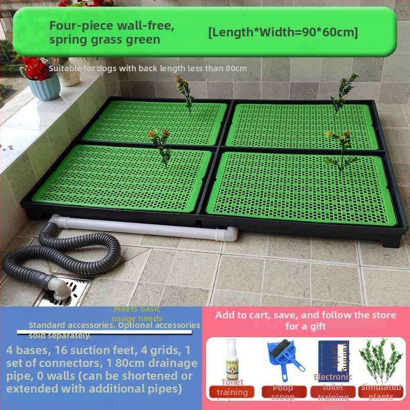 Suņa tualete ar automātisku tīrīšanu un apmācībai paredzētu urinēšanas trauku — Materiāls: Cits; Nav importēta; Nav apstiprinātas privātas preču zīmes; Nav dāvanas