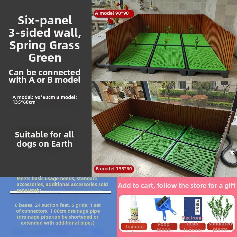 Suņa tualete ar automātisku tīrīšanu un apmācībai paredzētu urinēšanas trauku — Materiāls: Cits; Nav importēta; Nav apstiprinātas privātas preču zīmes; Nav dāvanas