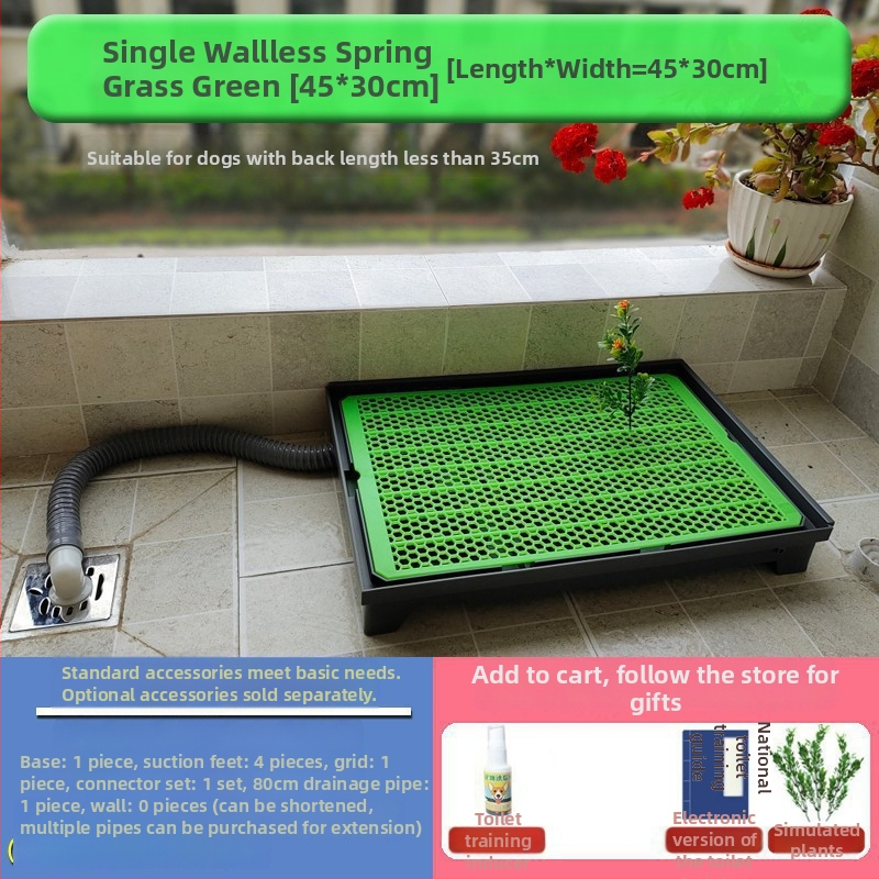 Кучешка тоалетна за кучета с автоматично почистване и тава за уриниране за обучение — Материал: Друг; Не е внос; Без официална частна марка; Не е подарък