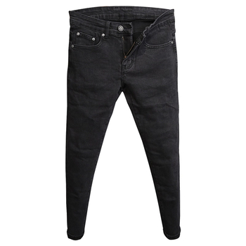 Vyriniai džinsai iš denimo, slim-fit, 9/10 ilgis, vidutinė liemenė, tiesus kirpimas, fleece vidinis pamušalas, užtrauktukas, 90% poliesterio