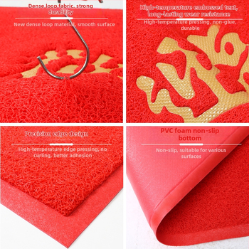 PVC ulazna prostirka – pravokutna, prilagodljiva i periva; pogodna za ulaze, balkone i komercijalne prostore; moderan minimalistički stil