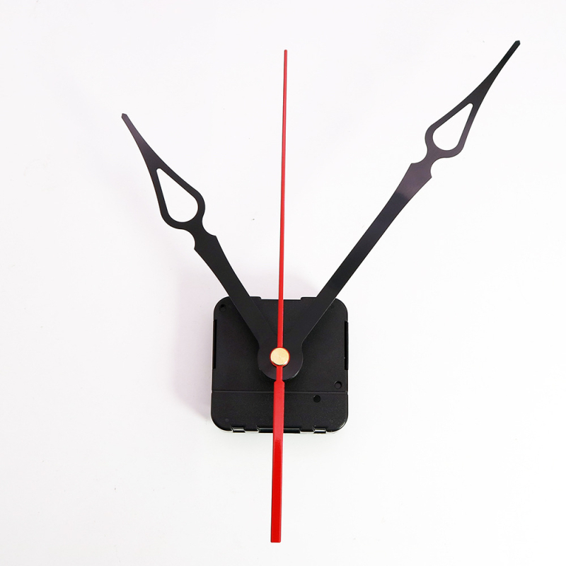 Keresztszemes falióra mechanizmus, fémből készült mutatók, kvarc működés, 24 Hour Movement, modern minimalista stílus