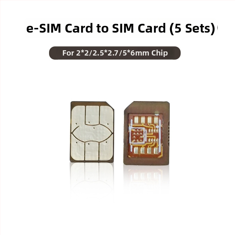 Išmaniojo laikrodžio eSIM į Nano-SIM adapterio plokštė, aukštos temperatūros atsparumas, DIY rinkinys, USB 1.1 sąsaja