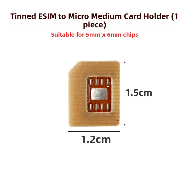 Išmaniojo laikrodžio eSIM į Nano-SIM adapterio plokštė, aukštos temperatūros atsparumas, DIY rinkinys, USB 1.1 sąsaja