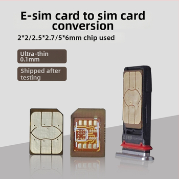 Išplėtimo plokštė eSIM į nano SIM išmaniesiems laikrodiams, atspari aukštai temperatūrai, DIY, USB 1.1, OEM prieinamas