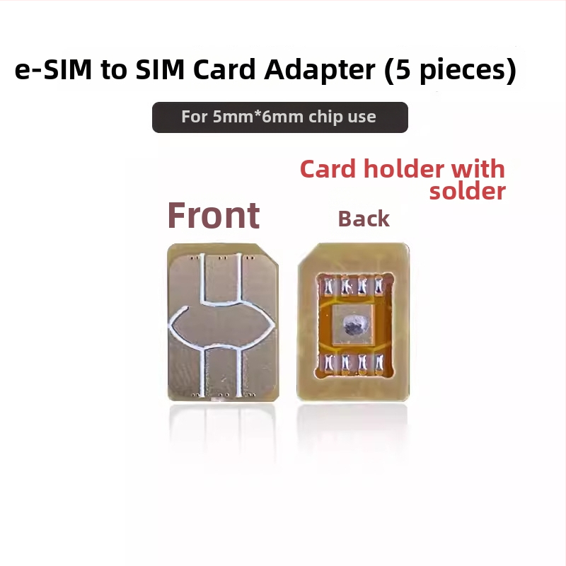 Išplėtimo plokštė eSIM į nano SIM išmaniesiems laikrodiams, atspari aukštai temperatūrai, DIY, USB 1.1, OEM prieinamas