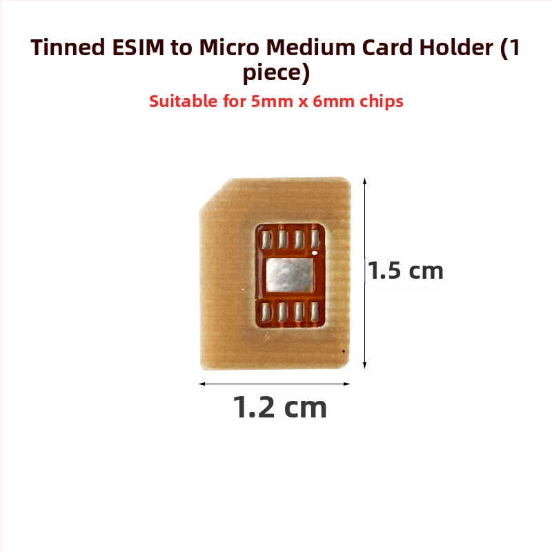 Išplėtimo plokštė eSIM į nano SIM išmaniesiems laikrodiams, atspari aukštai temperatūrai, DIY, USB 1.1, OEM prieinamas