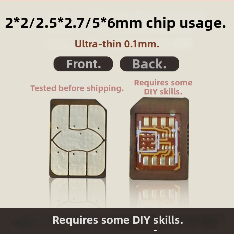 Išmaniojo laikrodžio eSIM į nano SIM adapterio plokštė, aukštos temperatūros atsparumas, DIY, USB 1.1 išorinis montavimas