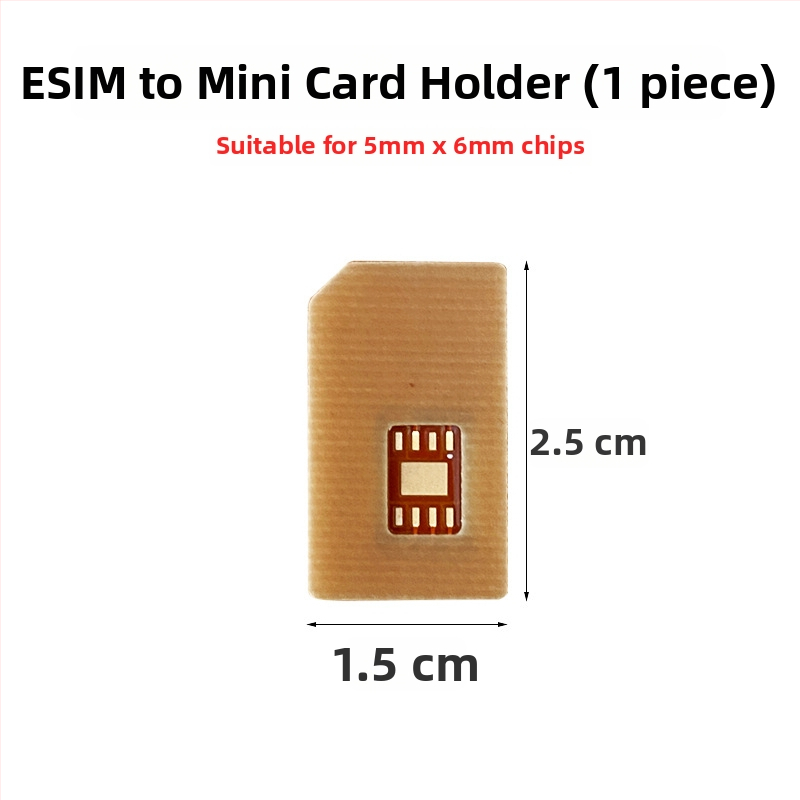 Išmaniojo laikrodžio eSIM į nano SIM adapterio plokštė, aukštos temperatūros atsparumas, DIY, USB 1.1 išorinis montavimas