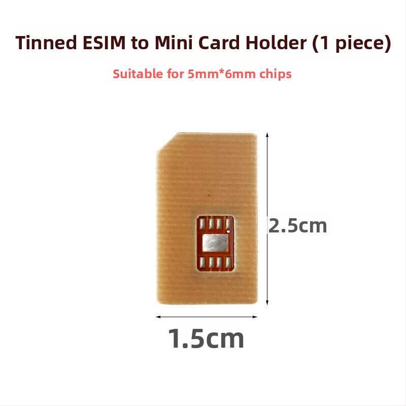 Išmaniojo laikrodžio eSIM į nano SIM adapterio plokštė, aukštos temperatūros atsparumas, DIY, USB 1.1 išorinis montavimas