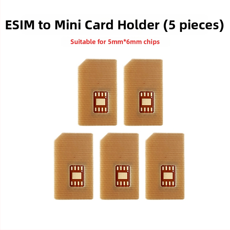 Išmaniojo laikrodžio adapterio plokštė: eSIM į nano-SIM, aukštos temperatūros atsparumas, DIY, USB 1.1, OEM prieinama