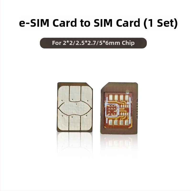 Išmaniojo laikrodžio eSIM į nano-SIM adapterio plokštė, aukštos temperatūros atsparumas, išorinė diegimo, USB 1.1 sąsaja, OEM siūlomas, sąskaita pateikta
