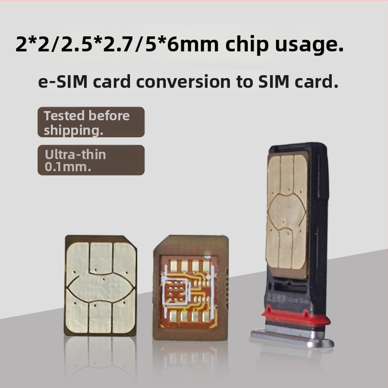 Išmaniojo laikrodžio eSIM į nano SIM adapterio plokštė, aukštatemperatūrine atsparumas, išorinis montavimas, USB 1.1 sąsaja, OEM galima