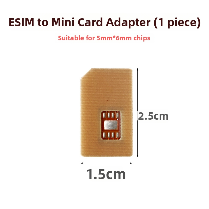 Išmaniojo laikrodžio eSIM į nano SIM adapterio plokštė, aukštatemperatūrine atsparumas, išorinis montavimas, USB 1.1 sąsaja, OEM galima