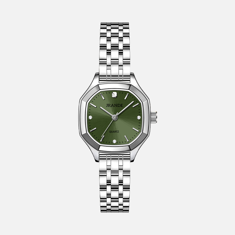 Gevadi dámske quartz hodinky - analógny displej, vodotesnosť 30 m, remienok z nerezovej ocele, puzdro zliatiny, model H9763L-G
