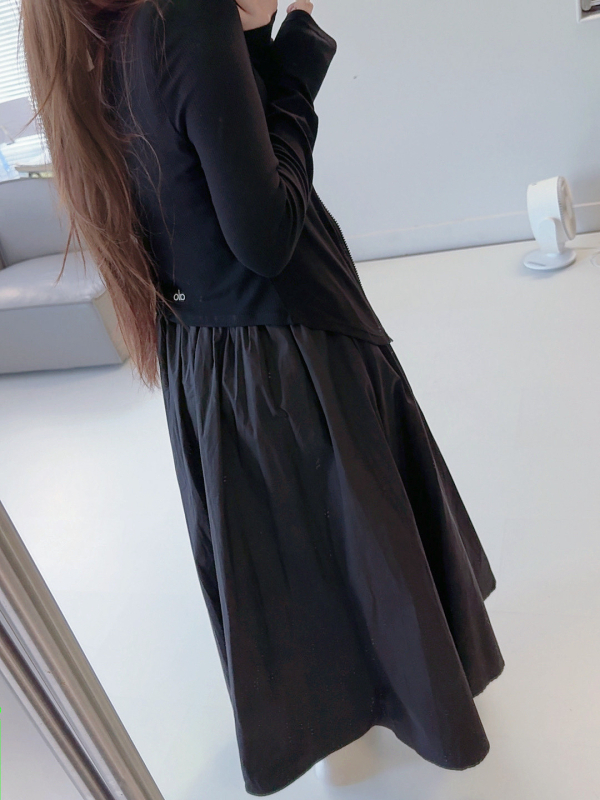 Cardigan top od pamuka, dugi rukavi, uski kroj, ziper