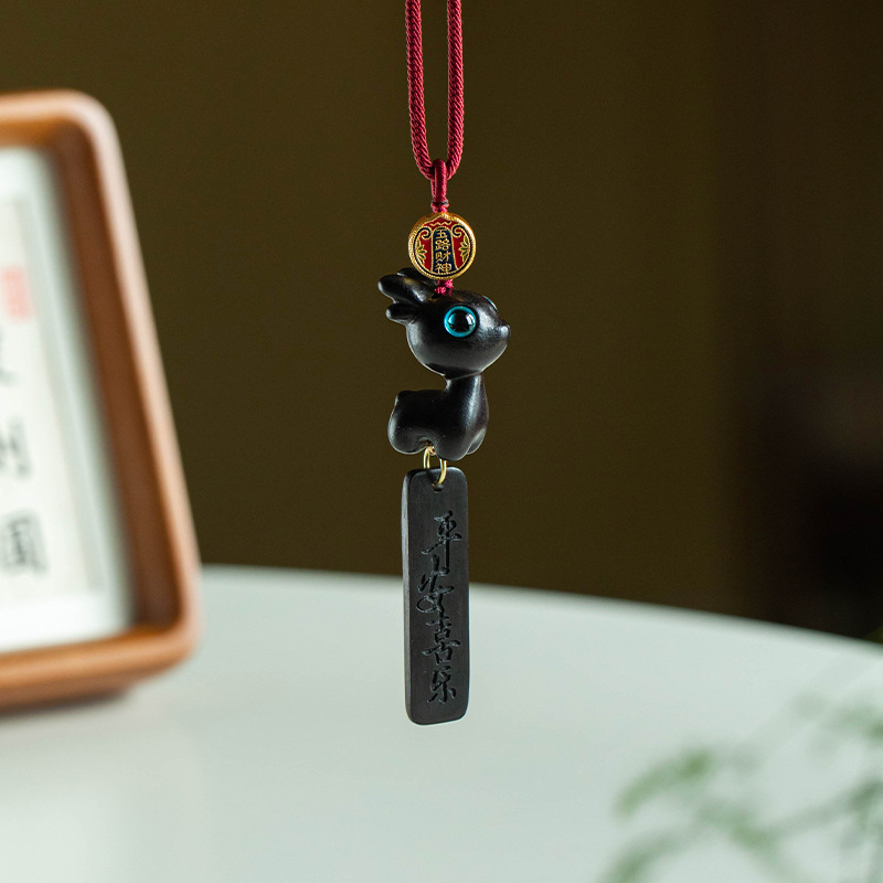 Διακόσμηση αυτοκινήτου από ξύλο σε μορφή ελάφι, καρτούν στυλ, λειτουργία αρώματος