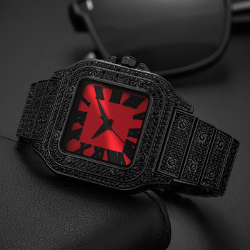 Missfox kvarcóra négyszögletes számlappal, 30 m vízálló, ötvözet tokkal és ötvözet pánttal