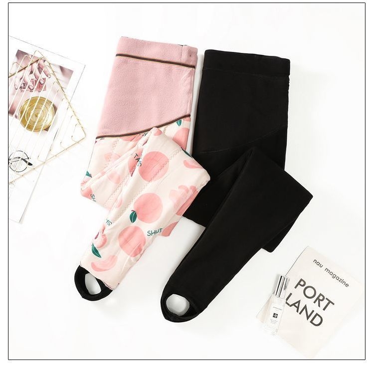 Téli kismama pamutnadrág, hasi támasz, ultra vastag anyag, állítható derék, 50–70% pamut és 30–50% regenerált cellulóz rost.