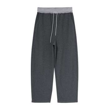 Tehotenské nohavice, hrubé na zimu, vlnený zmesový materiál, polyester 90–95%, voľný strih