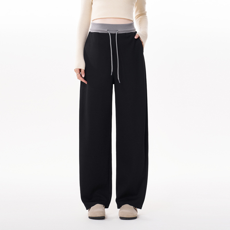 Tehotenské nohavice na jeseň-zimu, hrubé, voľný strih, udržiavajú teplo, zmes vlákien: vlna-poliester 90–95% polyester.