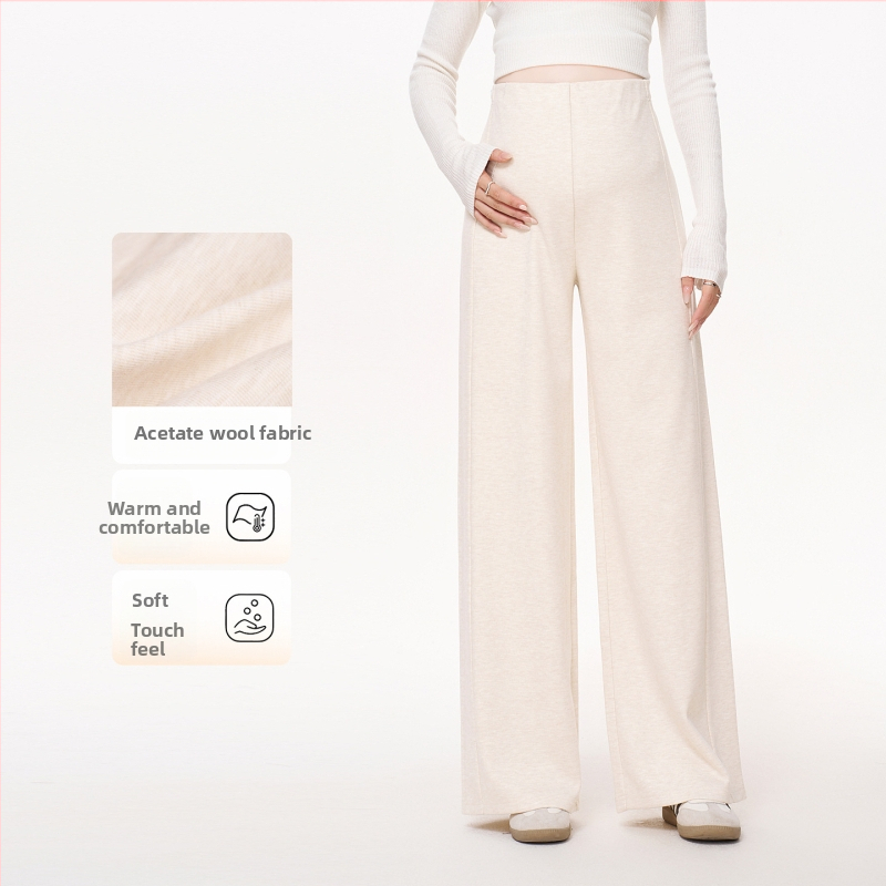 MASANON tehotenské nohavice, voľný strih, polyester, teplo, jeseň 2025
