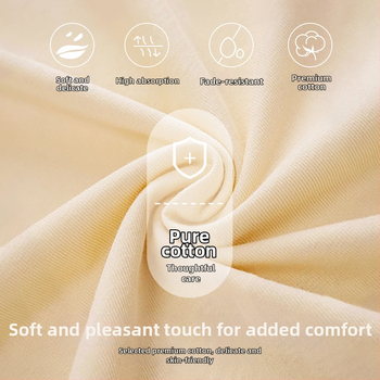 Postpartumski komplet pidžama za dojenje s jastučićima za dojke — 100% pamuk, dugi rukavi, hlače, proljetno-jesenski stil