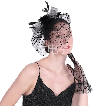 Vjenčani set dodataka za kosu s perjem – antički stil, ručno pleteni, kapljični oblik, porijeklo Jinhua