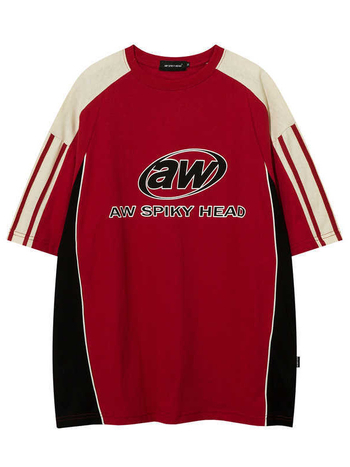 Pamukasta majica kratkih rukava, okrugli izrez, otisak, ležerni kroj