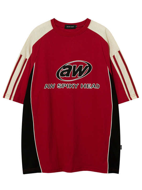 Pamukasta majica kratkih rukava, okrugli izrez, otisak, ležerni kroj