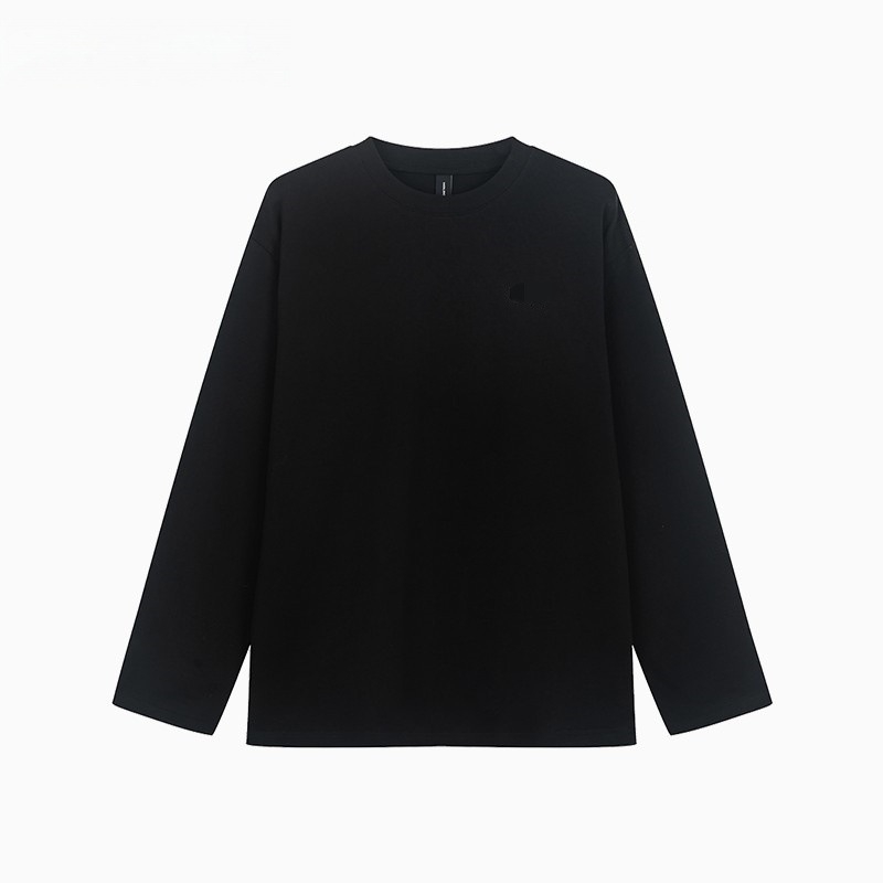 Majica s dugim rukavima, okrugli izrez, tekstni otisak, 260 g, 96% pamuka