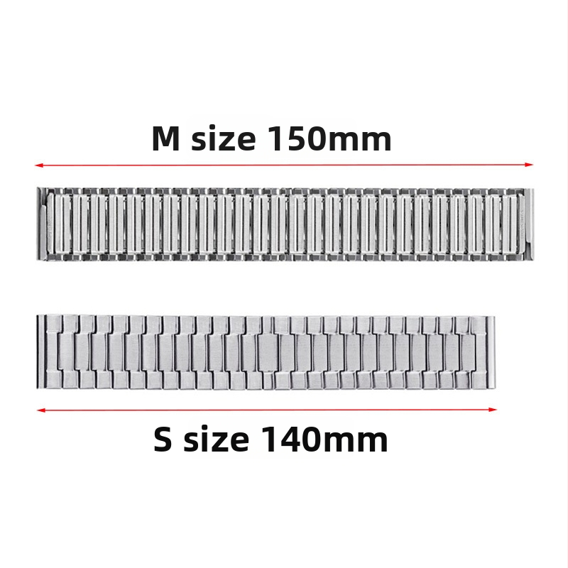 Nerezový elastický kovový remienok pre smart hodinky – jar 2024, štýl: biznis, minimalistický, office; módny commuter
