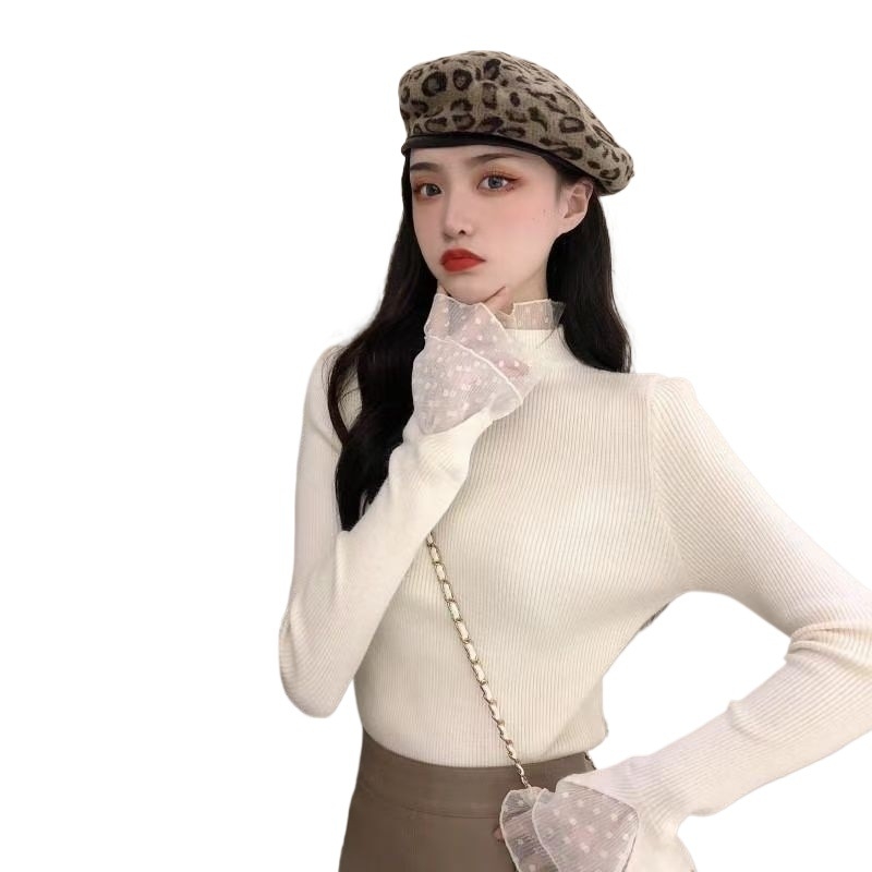 Majica s polu-rolnim ovratnikom, A-linijski kroj, Mulberry svila, Mercerizirani završetak, Proljeće 2025