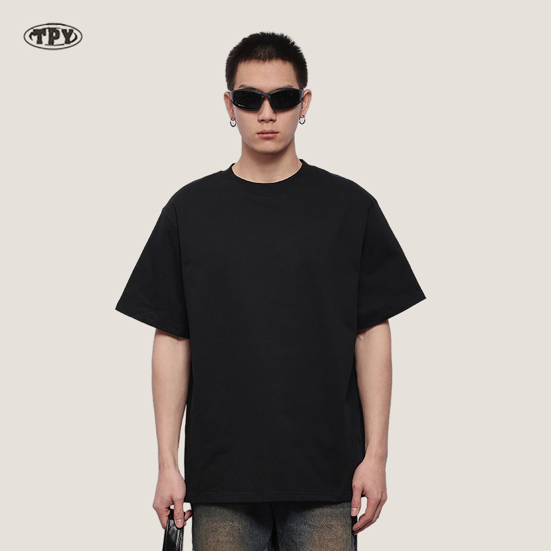 Majica od pamuka, slobodan kroj, okrugli vrat, kratki rukavi, svakodnevni stil