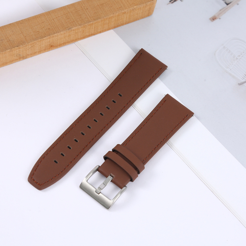 Kožni remen za sat s brzim otpuštanjem, kompatibilan s Huawei GT2/GT3/GT4 Edge — vodootporan, rubni gumb dizajn
