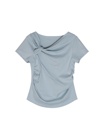 Milk silk majica s kratkim rukavima, jednobojna, okrugli izrez, sastav: poliester 95%+ i spandeks <30%