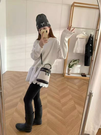 Majica - 100% pamuk, dugi rukavi, okrugli izrez, slobodan kroj, jesen 2025