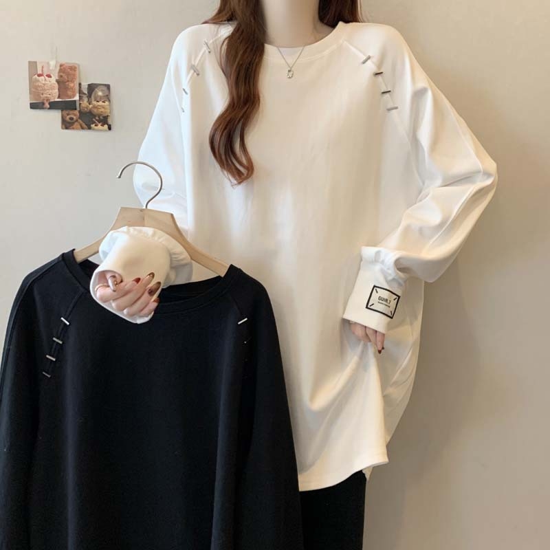 Középmagas hosszúságú alapszövet felső betűminta, poliészter kapucnis pulóver, laza szabás