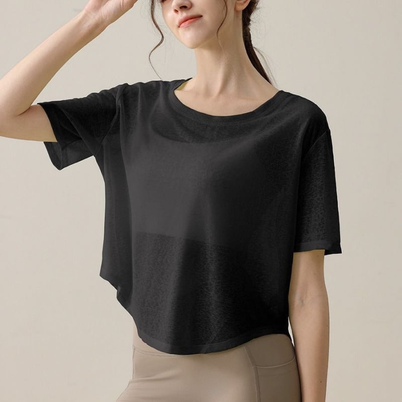 Majica s okruglim izrezom, chenille tkanina, Spandex smjesa, 90–95% udio glavnog materijala