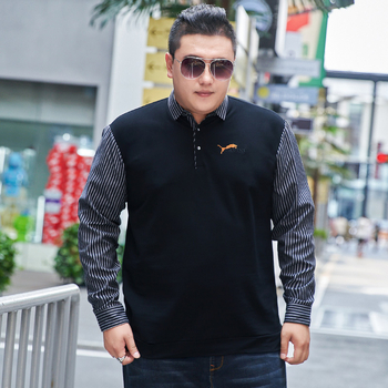 Muška majica s labavim krojem, pamuk, fleece podstava, ovratnik s reverom, dugi rukavi