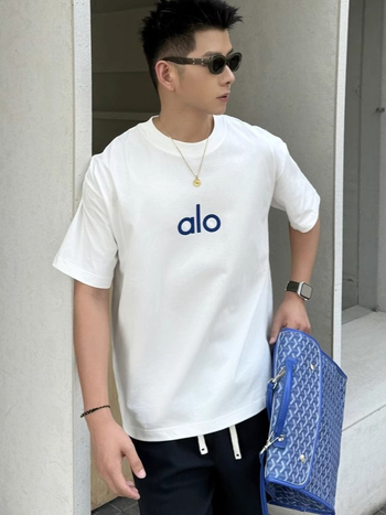 Pamukasta majica s kratkim rukavima, slobodan kroj, ljeto 2025, tisk slovima