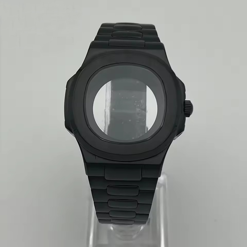 NH35 NH36 Prilagođeni dodaci Nautilus stil — Safirno staklo, kućište i remen od 316L nehrđajućeg čelika