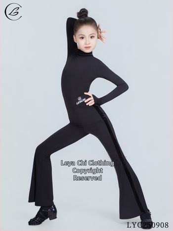 Latīno deju apģērbs meitenēm, bērniem un pieaugušajiem — 2025. gada ziemā, Crystal hemp audums, poliesters 90–95%, salds stils, elegantais ikdienas stils.