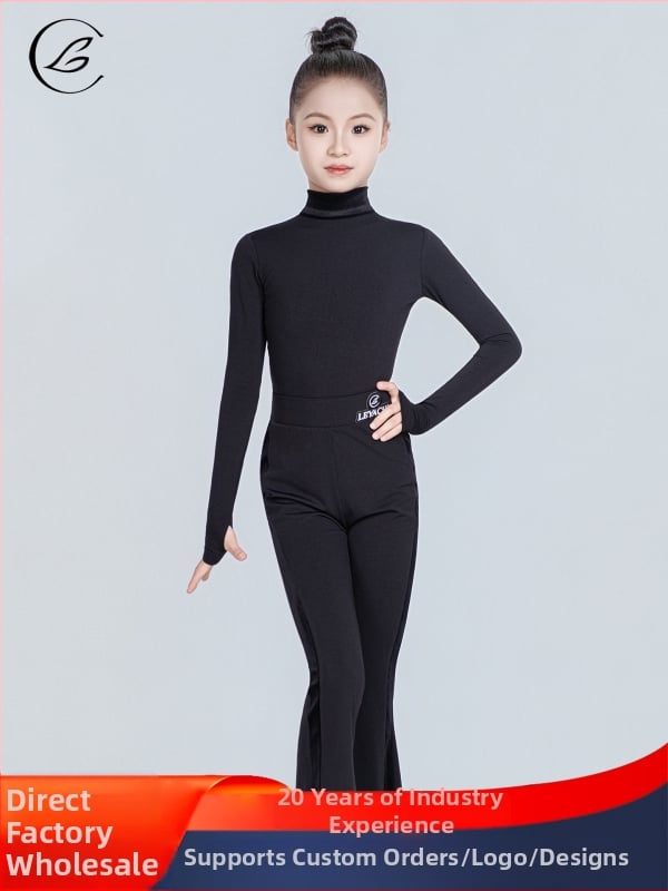 Latīno deju apģērbs meitenēm, bērniem un pieaugušajiem — 2025. gada ziemā, Crystal hemp audums, poliesters 90–95%, salds stils, elegantais ikdienas stils.