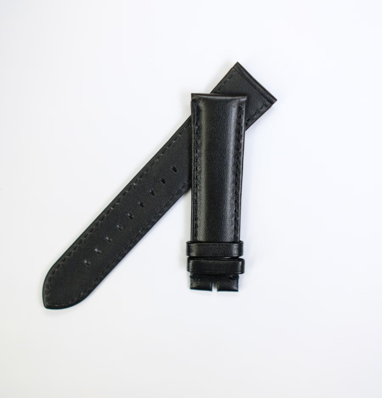 Binruiyi Curea de ceas din piele naturală pentru Amani AR0382/AR2447/AR1970 – stil etnic retro